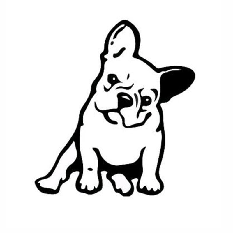 French Bull Dog Vinyl Decal