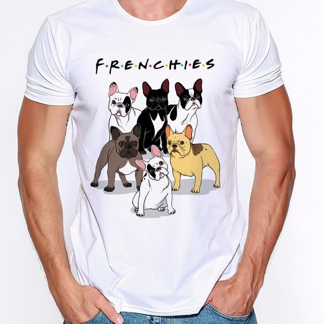 Men's F-R-E-N-C-H-I-E-S French Bulldog T-Shirt