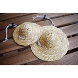 Straw Hat For French Bulldogs
