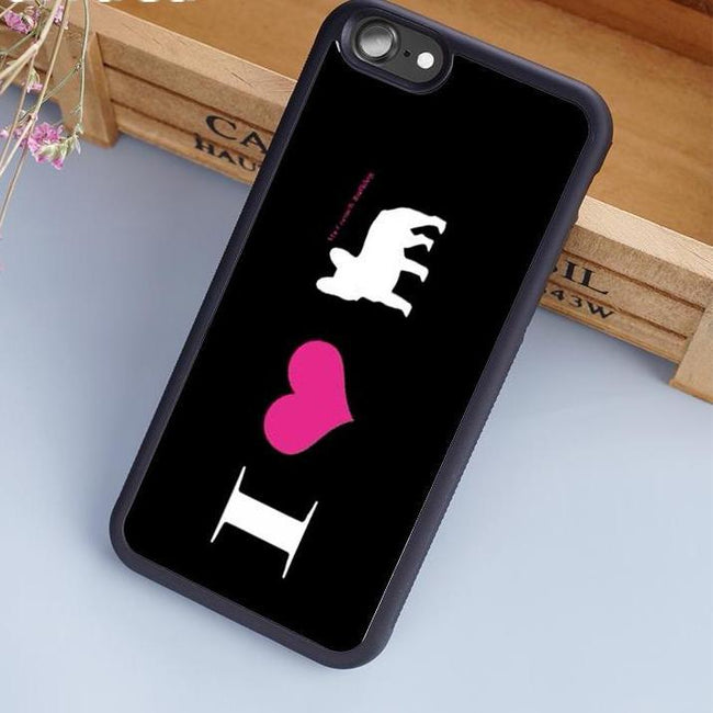 I Love My French Bulldog iPhone Case
