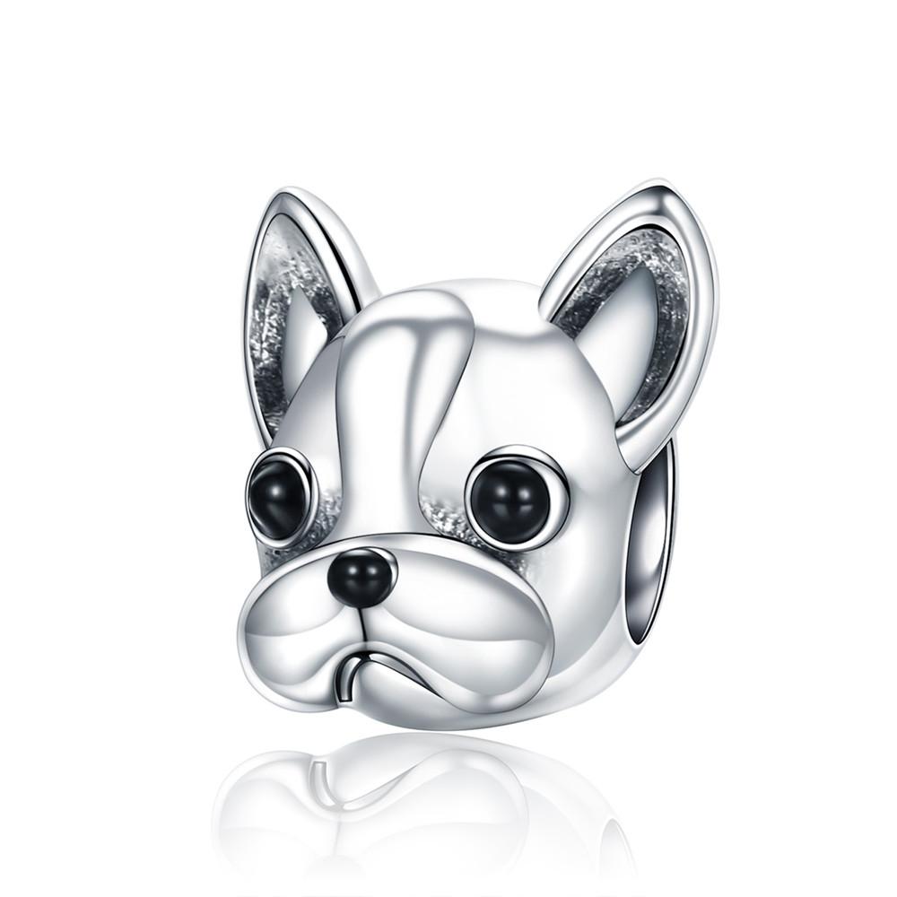 Sterling Silver Bracelet Charm French Bulldog