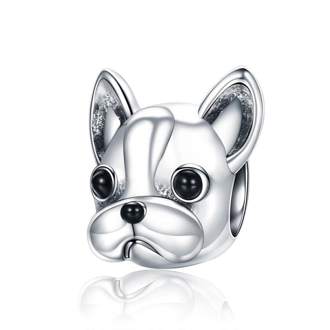 Sterling Silver Bracelet Charm French Bulldog